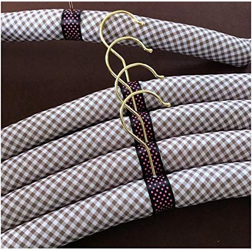 5pcs 45CM Men Hangers Sponge Padded Hangers Foam Hanger Non Slip Satin Canvas Covers for Adults Clothes Men Suits Bridegroom Suits