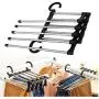 Firm Portable Hand-Held Closet Organizer Trouser Pants Ties Scarf Shawl Rack Hangers for Clothes Drying Rack 5pcs Firm Portable Hand-Held Closet Organizer Trouser Pants Ties Scarf Shawl Rack Hangers for Clothes Drying Rack 5pcs