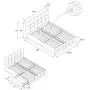 DHP Rose Upholstered Bed with Storage, Gray Linen, Queen DHP Rose Upholstered Bed with Storage, Gray Linen, Queen