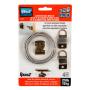 HangZ 34053 Canvas Flat Mount Sawtooth Hook Picture Hanger Kit, 25lb