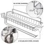 HASKO accessories Suction Cup Paper Towel Holder with Shelf and Hooks - Wall Mount Metal Roll Organizer - Tissue Roll Hanger for Bathroom & Kitchen - SUS 304 Stainless Steel Roll Holder - Chrome HASKO accessories Suction Cup Paper Towel Holder with Shelf and Hooks - Wall Mount Metal Roll Organizer - Tissue Roll Hanger for Bathroom & Kitchen - SUS 304 Stainless Steel Roll Holder - Chrome