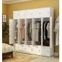 KOUSI Portable Wardrobe Closets 14"x18" Depth Cube Storage, Bedroom Armoire, Storage Organizer with Doors, 10 Cubes 5 Hangers KOUSI Portable Wardrobe Closets 14"x18" Depth Cube Storage, Bedroom Armoire, Storage Organizer with Doors, 10 Cubes 5 Hangers