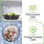 Meal Prep Containers [60 Pack] - Plastic Food Containers Meal Prep Container - Reusable Plastic Containers with Lids - Food Storage Containers with Lids Food Prep Containers Reusable Lunch Containers