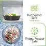 Meal Prep Containers [60 Pack] - Plastic Food Containers Meal Prep Container - Reusable Plastic Containers with Lids - Food Storage Containers with Lids Food Prep Containers Reusable Lunch Containers