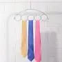 Quietcloud 5 Holes Ring Holder Hook Scarf Wraps Shawl Ties Storage Hanger Bathroom Shelf,Multi-use Stylish Wraps Scarves Luxury Gifts for Ladies - Blue