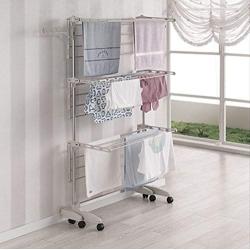 Drying Hanger Laundry Folding 3 Layers Clothes Hanger Rack Washing Clotheslines