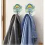 Adhesive Kitchen Wall Hooks- 12 Packs Heavy Duty 11lb(Max) Nail Free Rotate Seamles Scratch Hooks, Cute Hooks in English and Animation with Stainless Hooksd for Bar, Home or Partty Adhesive Kitchen Wall Hooks- 12 Packs Heavy Duty 11lb(Max) Nail Free Rotate Seamles Scratch Hooks, Cute Hooks in English and Animation with Stainless Hooksd for Bar, Home or Partty
