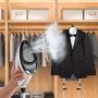 COSTWAY 2-in-1 Garment Steamer, Heavy Duty Powerful Clothes Fabric Steamer for Home and Commercial Use, Dual-Use Iron and Garment with Fabric Brush, Garment Hanger, 1600W
