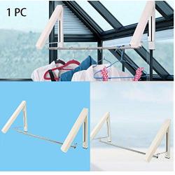 Folding Practical Wall-Mounted Punch Free ABS Organizer Laundry Scarf Retractable Household Coat Clothes Hanger Drying Rack