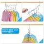 Pretigo Space Saving Hangers 10 Pack Wonder Clothes Hangers Stainless Steel Magic Hanger Cascading Hanger Updated Hook Design Closet Organizer Hanger