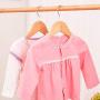 HYibiao Baby Hangers Children Hanger wooden Clothes Hanger 5 Pack Solid Wood Natural Finish Hanger Non Slip Hanger Heavy Duty Hangers