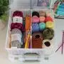 ArtBin 6990AB Super Satchel Compartment Boxes - Clear, Art and Craft Supplies Boxes with Removable Dividers, Secure Latches, Handles ArtBin 6990AB Super Satchel Compartment Boxes - Clear, Art and Craft Supplies Boxes with Removable Dividers, Secure Latches, Handles