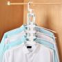 Portable Collapsible Rotating Anti-skid Drying Rack Plastic Cloth Hanger Support