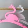 shengyuze Cute Flamingo PVC Childrens Room Decorative Clothes Coat Hanger Hanging Tool Space Saving for Home Storage, PVC Foam Board - White shengyuze Cute Flamingo PVC Childrens Room Decorative Clothes Coat Hanger Hanging Tool Space Saving for Home Storage, PVC Foam Board - White