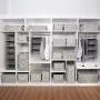 StorageWorks Storage Boxes for Shelves with Cotton Rope Handles, Closet Storage Bin, Rectangle, Gray, 3-Pack, Large StorageWorks Storage Boxes for Shelves with Cotton Rope Handles, Closet Storage Bin, Rectangle, Gray, 3-Pack, Large