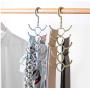 10pcs Random Color Rotatable 10-Claw Clothes Hanger Windproof Clothes Hanger Handbag Bag Holder Space Saving Clothes Hanger