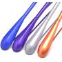 PeiQiH Shirt No-Trace Clothes Hangers, 10 Pack Rubber Coating Wide Shoulder Space Saving Durable Heavy Duty Suit Hangers for Coats Skirt Jackets-a-ms-Purple 40x18.5x3cm