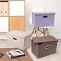 File Storage Box, Collapsible Decorative Linen Filing & Storage, Portable Office Document Organizer | Letter/Legal (Beige, 1 Pack) File Storage Box, Collapsible Decorative Linen Filing & Storage, Portable Office Document Organizer | Letter/Legal (Beige, 1 Pack)