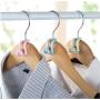 20Pcs Creative Mini Flocking Clothes Hanger Home Easy Hook Closet Organizer Decoration