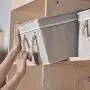 StorageWorks Decorative Storage Bins for Shelves, Storage Baskets with Lids and Cotton Rope Handles, Mixing of Gray, Brown & Beige, Medium, 3-Pack StorageWorks Decorative Storage Bins for Shelves, Storage Baskets with Lids and Cotton Rope Handles, Mixing of Gray, Brown & Beige, Medium, 3-Pack