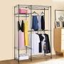 Heavens Tvcz Garment Rack Closet Steel Organizer Home Shelf Portable Clothes Hanger 48&quotx18&quotx71" for Hang Clothes Store Sweaters, Hats, Gloves, Purses Shoes Even Totes.