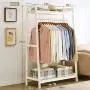 Qing MEI Simple Coat Rack Solid Wood Hanger Floor Bedroom Hanger Simple Modern Clothes Rack Floor Hanger A++ (Color : C, Size : 100CM) Qing MEI Simple Coat Rack Solid Wood Hanger Floor Bedroom Hanger Simple Modern Clothes Rack Floor Hanger A++ (Color : C, Size : 100CM)