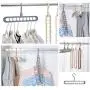 Benooa Magic Hangers Organizer,Rotate Anti Skid Hanger,Space Saving Hangers,Foldable Closet Storage Coat Hangers,Pack of 10 Standard Hangers with 9 Holes,Sturdy Plastic Benooa Magic Hangers Organizer,Rotate Anti Skid Hanger,Space Saving Hangers,Foldable Closet Storage Coat Hangers,Pack of 10 Standard Hangers with 9 Holes,Sturdy Plastic