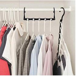 10pcs Multifunctional Magic Clothes Coat Hanger Organizer Support Baby Clothes Drying Racks Plastic Storage Rack Hangers for Clothes Decoration