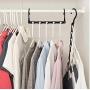 10pcs Multifunctional Magic Clothes Coat Hanger Organizer Support Baby Clothes Drying Racks Plastic Storage Rack Hangers for Clothes Decoration