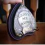 Mini Mystic Fortune Teller Crystal Ball&quotLeave Me Alone" Ouija Inspired Planchette Hand Made 2 Hook Jewelry Key Hanger Organizer