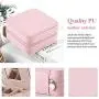 Procase Jewelry Boxes Girls Jewelry Organizer Mini Travel Case, Small Portable Jewelry Storage Case for Necklaces Bracelets Earrings Rings