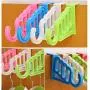10pcs Random Color Multi-Function Home Accessories Foldable Clothes Hanger Drying Rack 5 Hole Suit Bathroom Door Plastic Organizer 10pcs Random Color Multi-Function Home Accessories Foldable Clothes Hanger Drying Rack 5 Hole Suit Bathroom Door Plastic Organizer