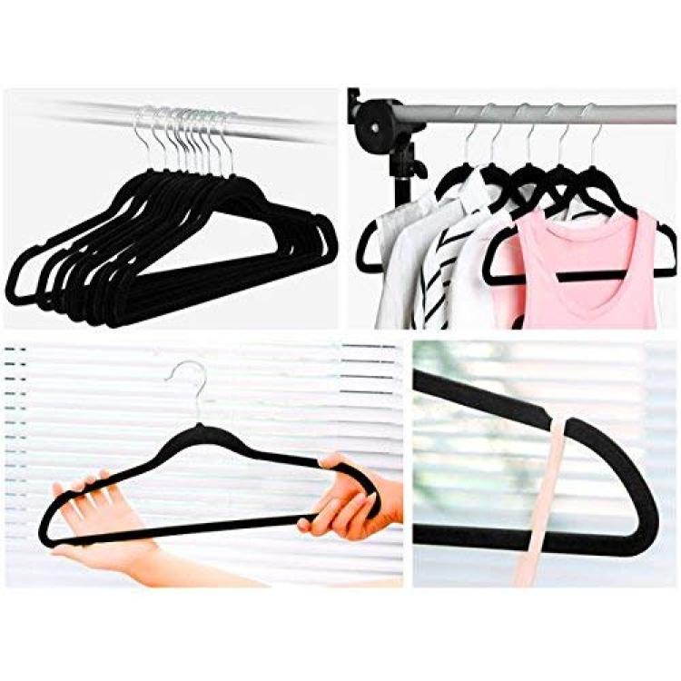 Yaheetech Non Slip Velvet Hangers - 100 Pack Clothes Hanger