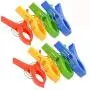 COJOY 8pcs 4.7" Durable Large Beach Towel Clips Plastic Clothespins Clothes Pegs Pins Clothes Hanger Clamp COJOY 8pcs 4.7" Durable Large Beach Towel Clips Plastic Clothespins Clothes Pegs Pins Clothes Hanger Clamp