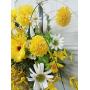 Grapevine Basket Door Hanger, Yellow Flowers Door Hanger, Spring Door Hanger, Spring Flowers, Spring Decor, Krazy Mazie Kreations Grapevine Basket Door Hanger, Yellow Flowers Door Hanger, Spring Door Hanger, Spring Flowers, Spring Decor, Krazy Mazie Kreations