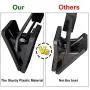 NORTHERN BROTHERS Pants Hangers, 30 Pack Skirt Hangers with Clips Trouser Bulk Plastic Hangers for Pants
