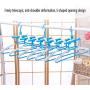 EvaroFly Multipurpose Adjustable Stretch Folding Hanger, Save Space Child Storage Clothes Hanger, Household Travel Camping -b 38x99x29cm EvaroFly Multipurpose Adjustable Stretch Folding Hanger, Save Space Child Storage Clothes Hanger, Household Travel Camping -b 38x99x29cm