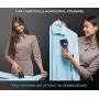 Steamer for Clothes, Hand Held Portable Travel Garment Steamer, Metal Steam Head, 25s Heat Up, Pump System, Mini Size, Handheld Steamer for Any Fabrics, No Water Spitting, 110V