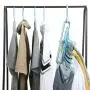 SICKALY Space Saving Hangers,Multi-Functional Hangers,Storage Home Hangers,Folding Clothes (5 Packs, Random Colors)