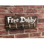 Free Dobby Wood Sign/House Elf Laundry Room Sock Hanger/Save Dobby/Donate Single Socks/Lost Socks/Handmade Laundry Sign