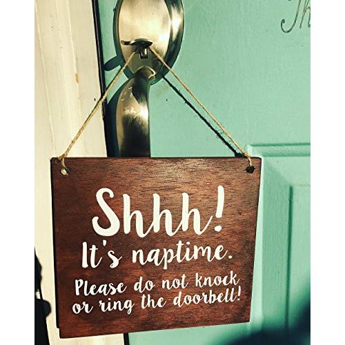 SHH! Its Naptime Front Door Hanger