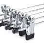 Iddefee Clothes Hanger Pack of 20 Metal Slacks Pants and Skirt Hanger Chrome with Non-Slip Adjustable Clips Multifunctional Hanger Pants Hangers (Color : Black, Size : 28.512CM) Iddefee Clothes Hanger Pack of 20 Metal Slacks Pants and Skirt Hanger Chrome with Non-Slip Adjustable Clips Multifunctional Hanger Pants Hangers (Color : Black, Size : 28.512CM)