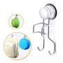 Baby Bath Tub Hooks Kixnor Stainless Anti Rust Multifunctional Baby Bathtub Washbasin Super Powerful Suction Cup Hooks Holder Clasp Heavy Hanger for Bathroom Kitchen,Silver 1pc