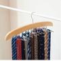 2pcs Random Color Rotatable Storage Hangers,Multi-Functional Wooden Clothes Hangers Cloth Rack Storage Cloth Household Hanger Closet Organizer