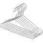 Inveroo 30 Pcs/lot 45cm Stainless Steel Strong Metal Wire Hangers Coat Hanger Standard Suit Hangers Clothes Hanger