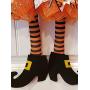 Pumpkins & Witches Halloween Orange Black Deco Mesh Door Decor - FREE SHIPPING - WREATH HANGER INCLUDED Pumpkins & Witches Halloween Orange Black Deco Mesh Door Decor - FREE SHIPPING - WREATH HANGER INCLUDED
