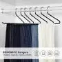 SONGMICS 20 Pack Pants Hangers, Open Ended Easy Slide Trouser Organizers, Non-Slip, Black UCRI004-20 SONGMICS 20 Pack Pants Hangers, Open Ended Easy Slide Trouser Organizers, Non-Slip, Black UCRI004-20