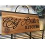 Personalized Kitchen Sign, Reclaimed Cedar 12x5 with Hanger, Rustic Country Elegant Wood Sign, Unique Gift, Housewarming Gift, Anniversary Gift, Birthday Gift, Wedding Gift, Kitchen Decor, Home Decor
