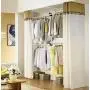 Generic me Clos US hes Hangers Garment Rack rs She Adjustable Home Closet hes Han Organizers Clothes Home Close Hangers Shelves stable