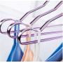 10pcs Random Color Thicker Aluminum Alloy Drying Racks, Home Seamless Hanger Anti-Slip Clothing Hanger Anti-Rust Windproof Dress Cloth Rack